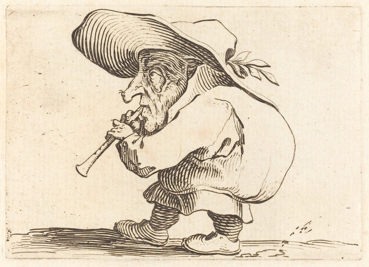 O jogador Flageolet de Jacques Callot