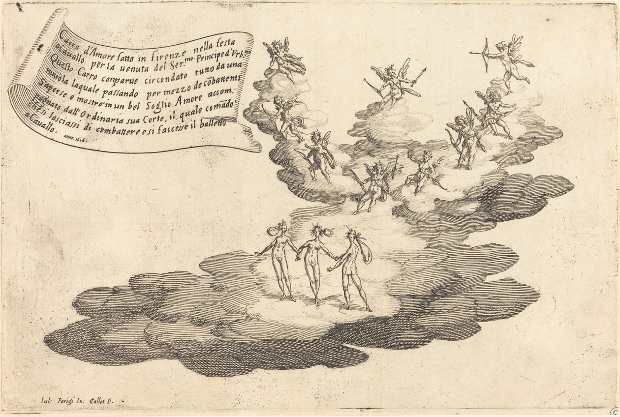 O flutuador do amor de Jacques Callot
