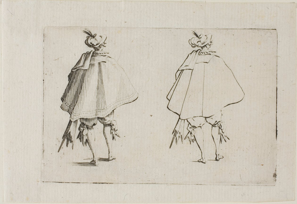 O Cavalheiro de Casaco Grande, Visto de Costas, de Os Caprichos de Jacques Callot