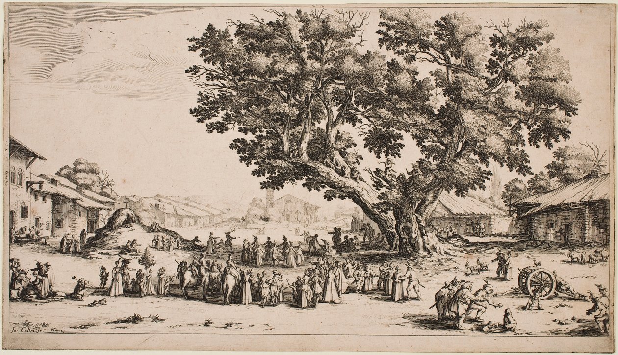 A feira de Gondreville de Jacques Callot
