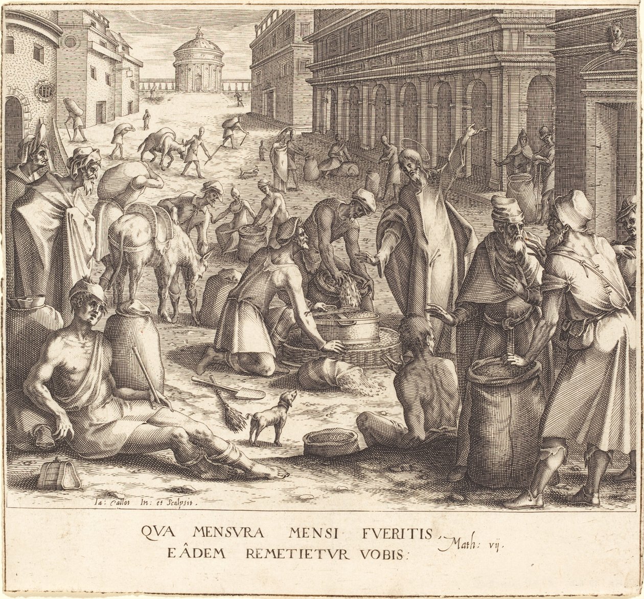 As balanças de grãos de Jacques Callot