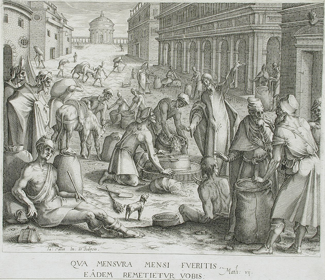 As balanças para cereais de Jacques Callot