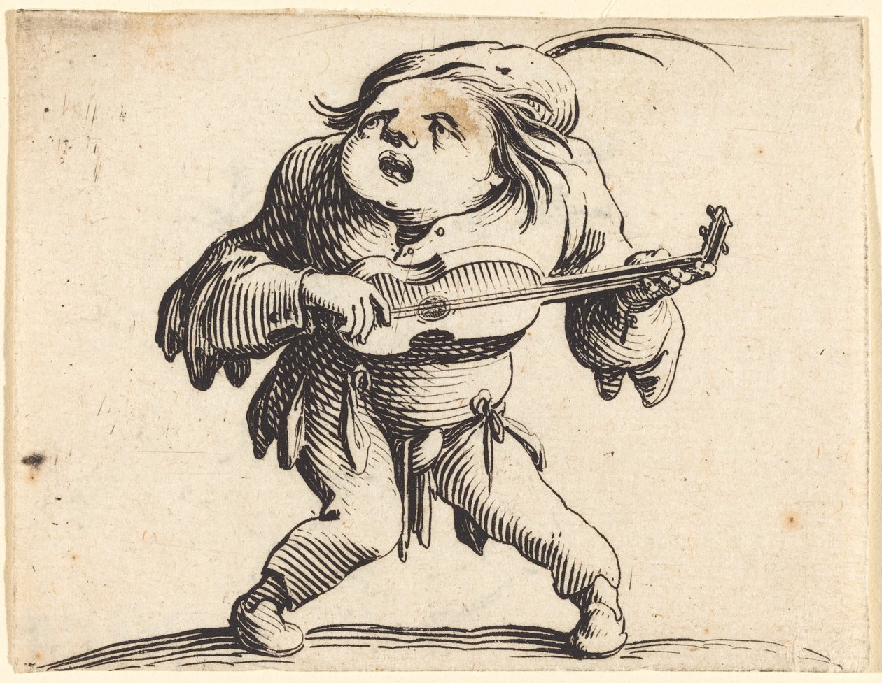O guitarrista de Jacques Callot