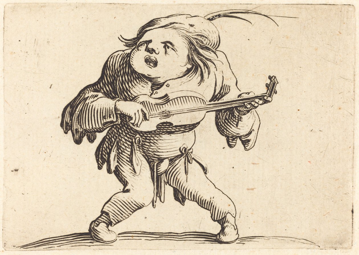 O guitarrista de Jacques Callot
