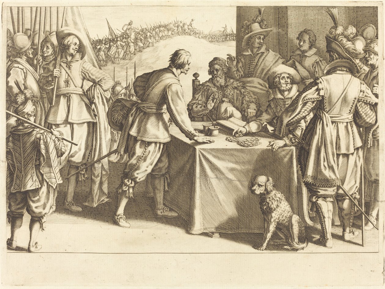 A contratação das tropas de Jacques Callot