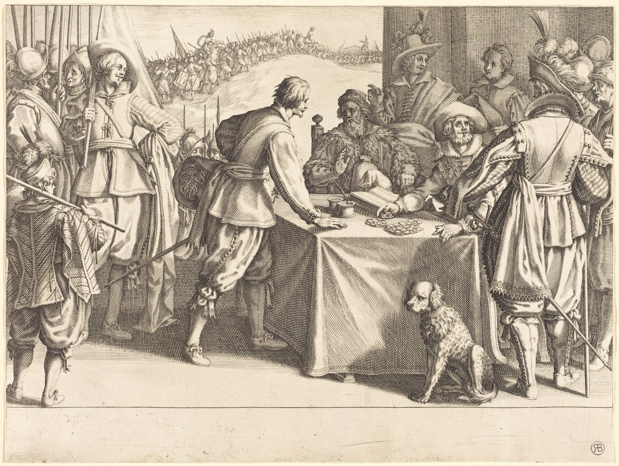 O recrutamento das tropas de Jacques Callot