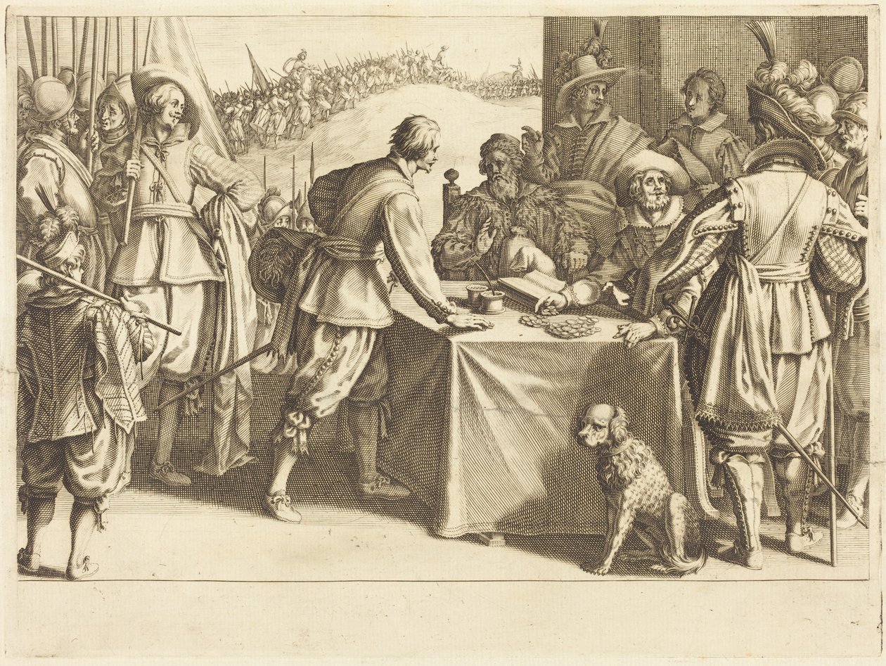 O recrutamento das tropas de Jacques Callot