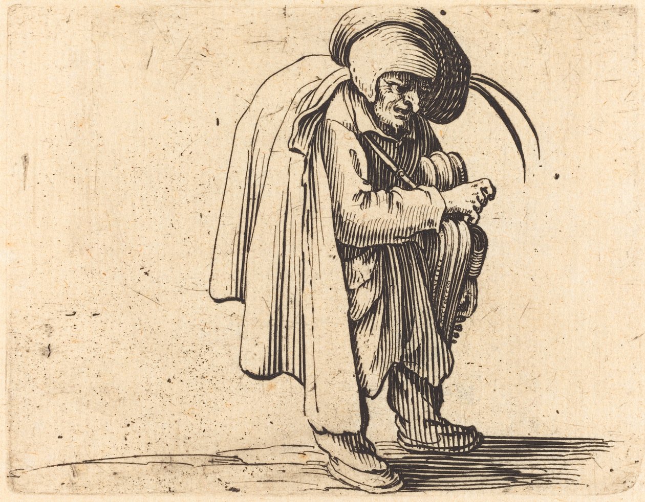 O jogador de Hurdy-Gurdy de Jacques Callot