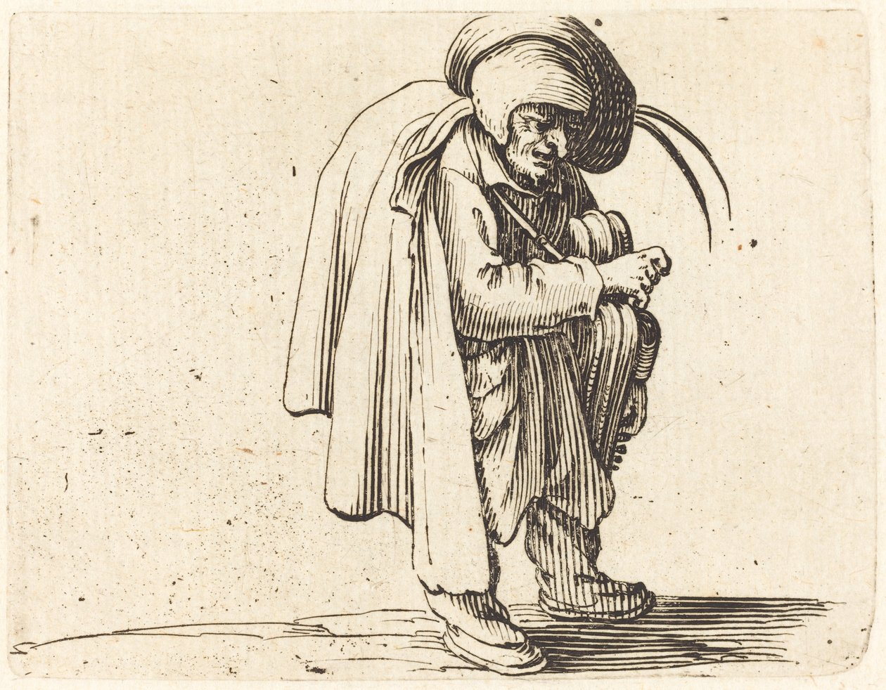 O jogador de Hurdy-Gurdy de Jacques Callot