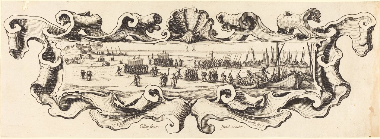 O desembarque das tropas de Jacques Callot