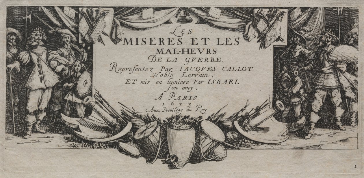 As grandes misérias da guerra de Jacques Callot
