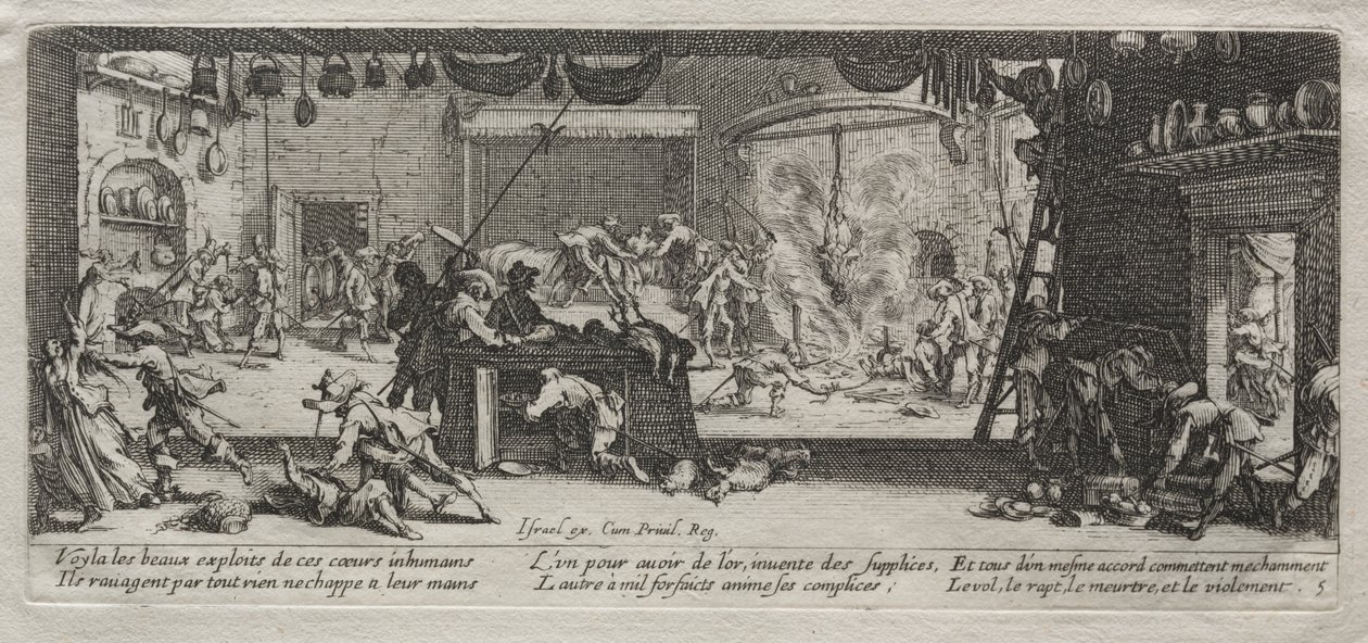 As Grandes Misérias da Guerra: Pilhagem de Jacques Callot