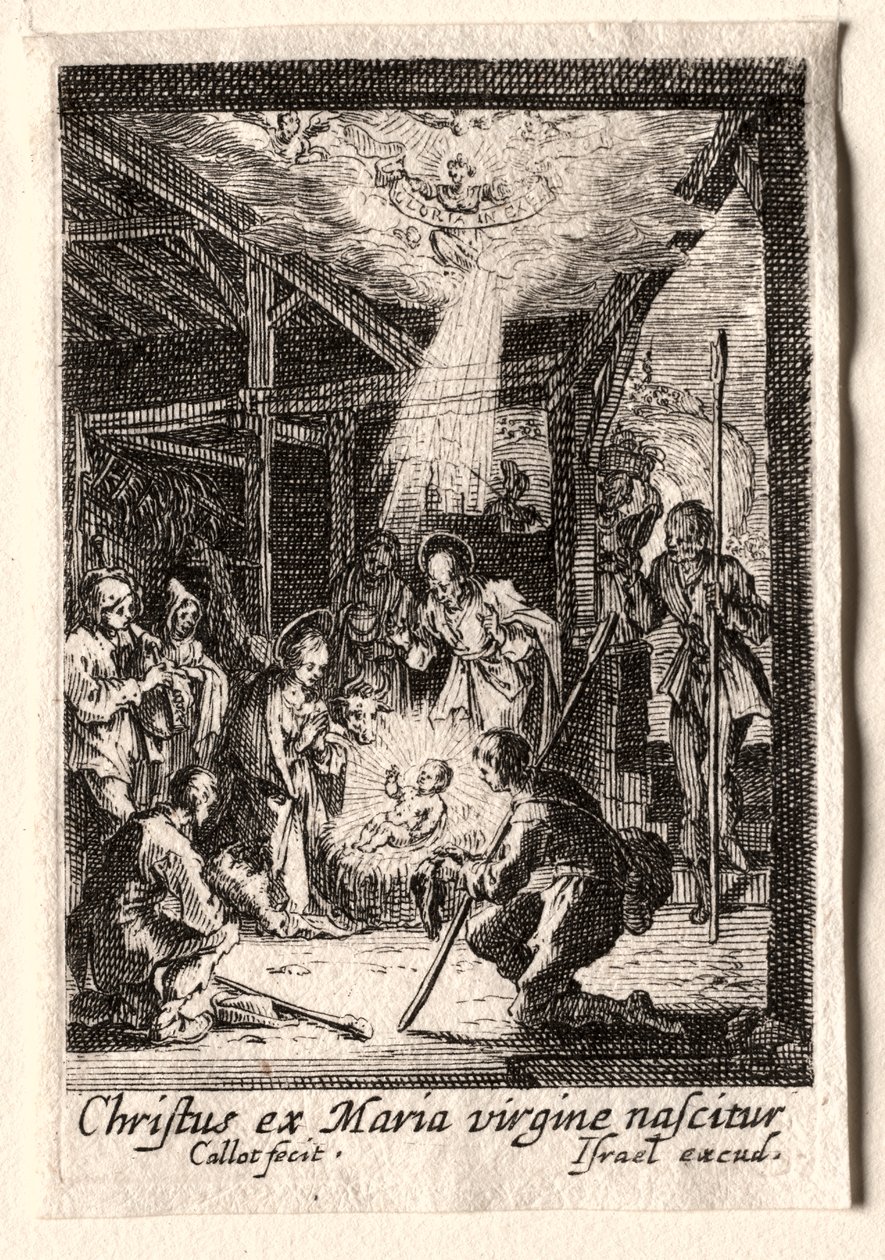 A Vida da Virgem: A Natividade de Jacques Callot