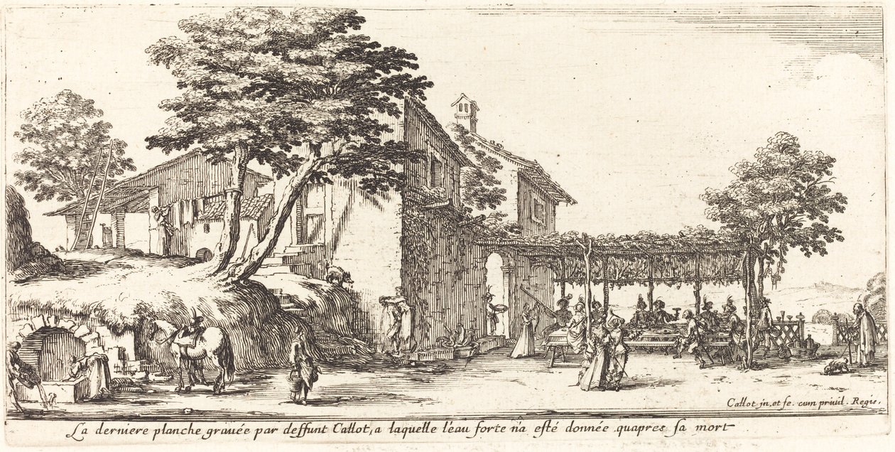 The Little Trellis, 1635. de Jacques Callot