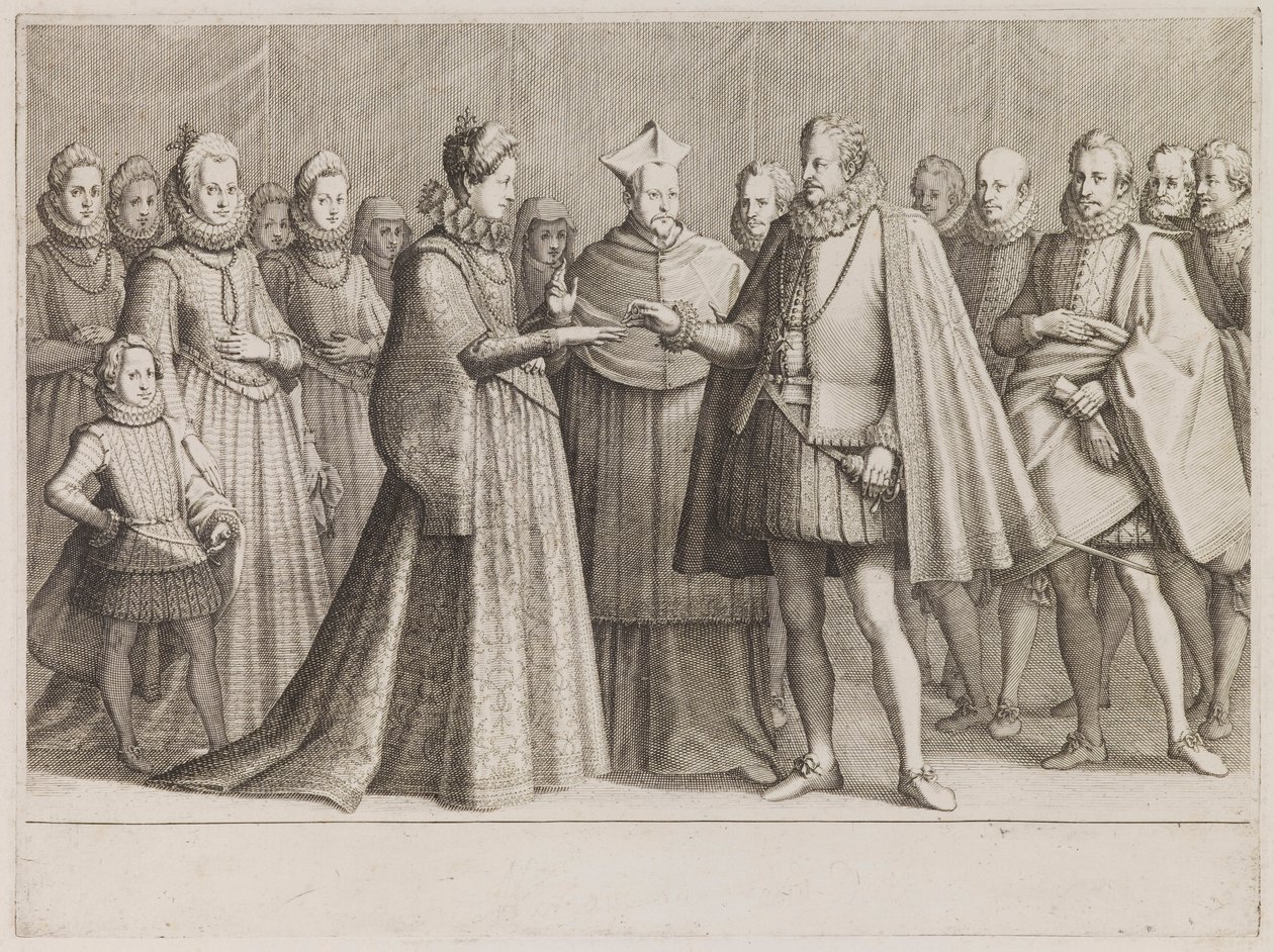 O casamento de Fernando I com Cristina de Lorena, da série «A vida de Fernando de