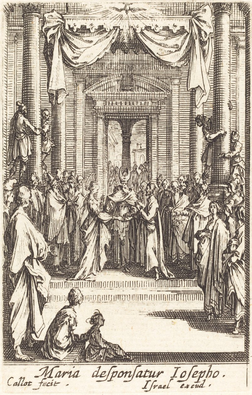O Casamento da Virgem de Jacques Callot