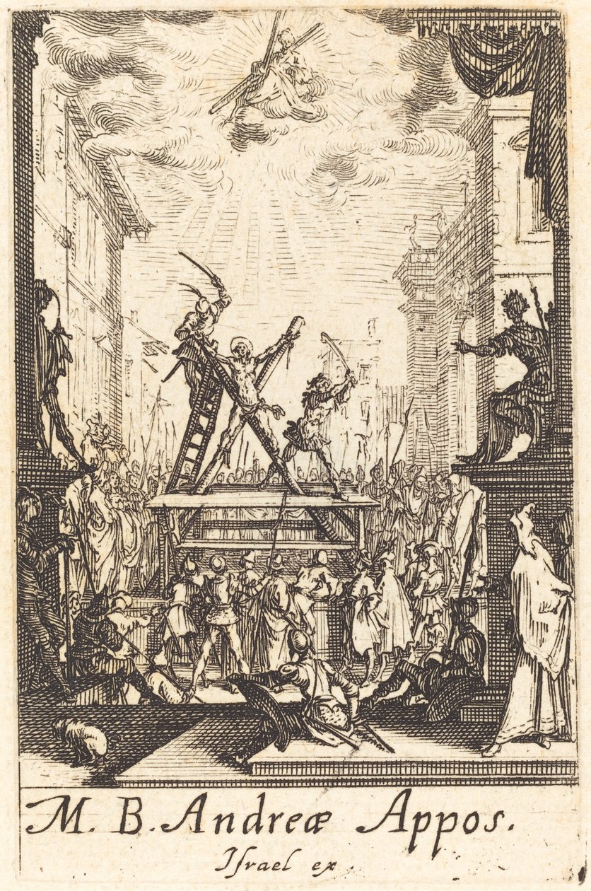 O Martírio de Santo André de Jacques Callot