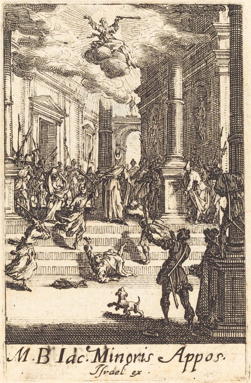 O Martírio de São Tiago Menor de Jacques Callot