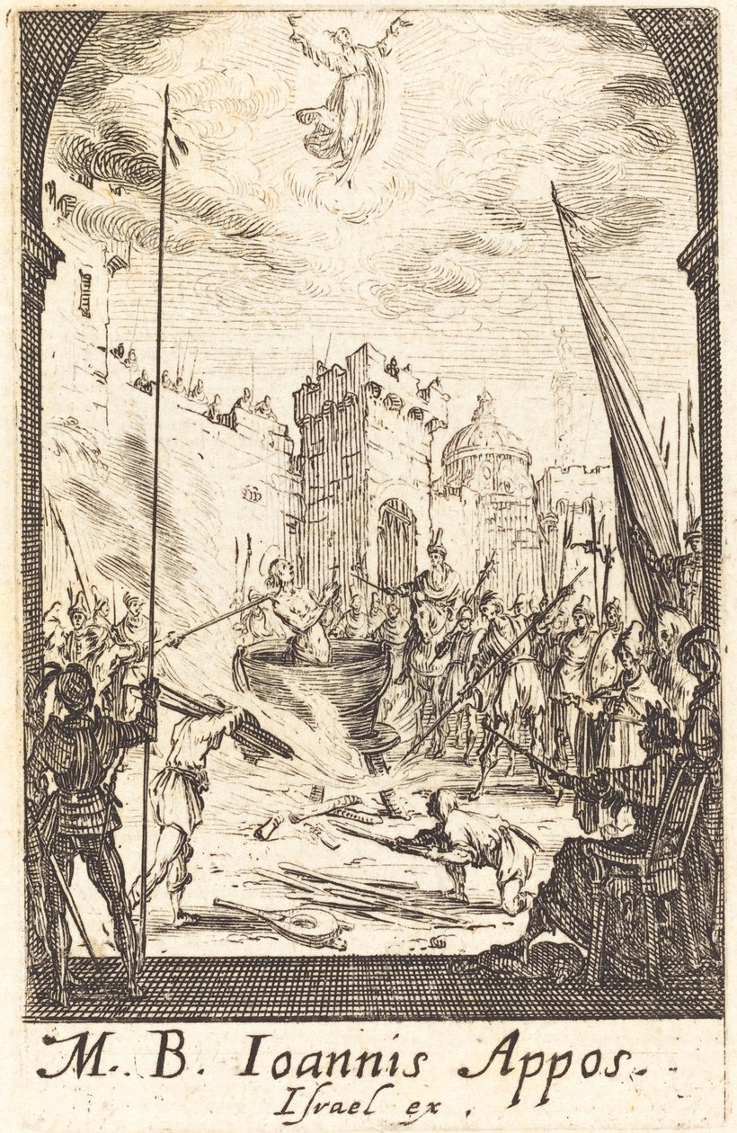 O Martírio de São João Evangelista de Jacques Callot