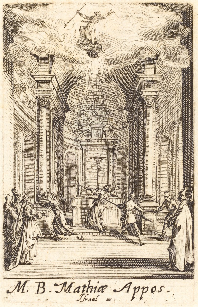 O Martírio de São Matias, c. 16341635. de Jacques Callot