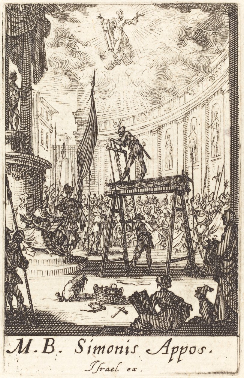 O Martírio de São Simão de Jacques Callot