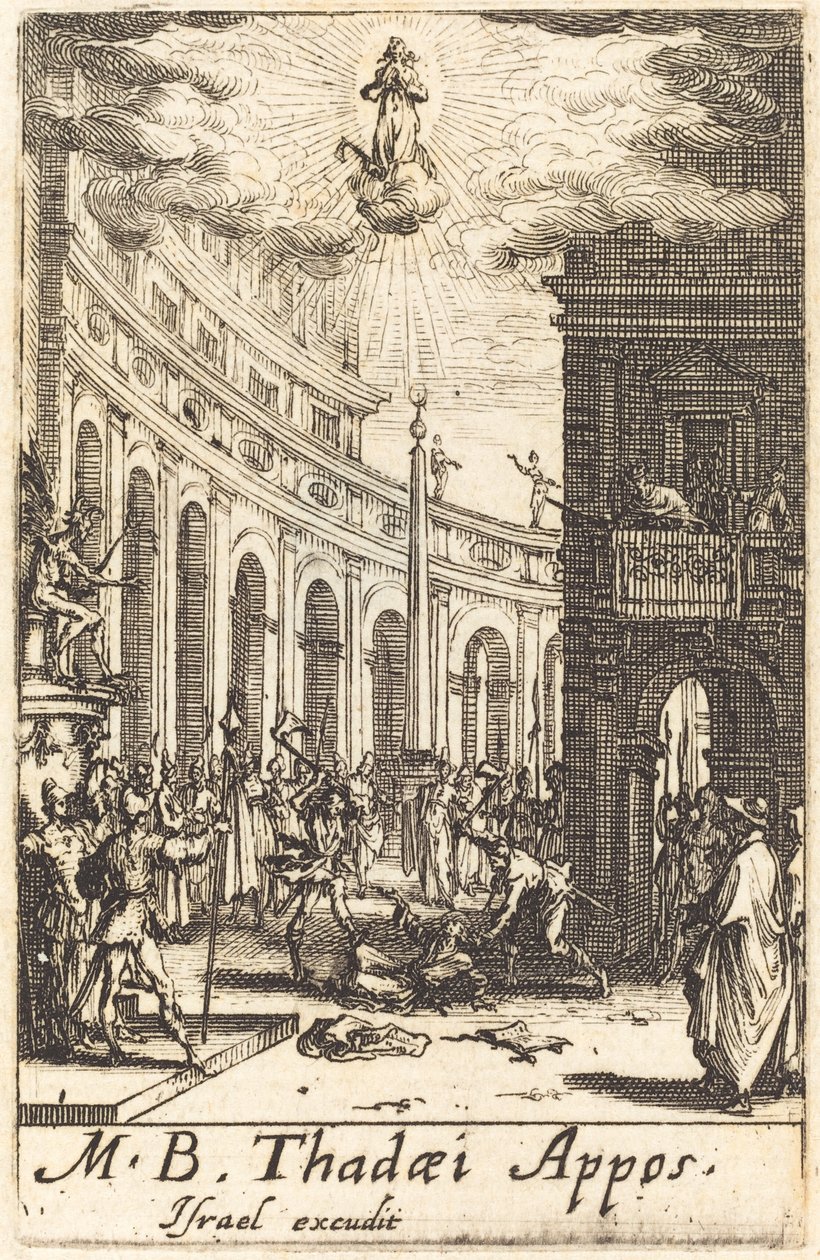 O Martírio de São Tadeu de Jacques Callot