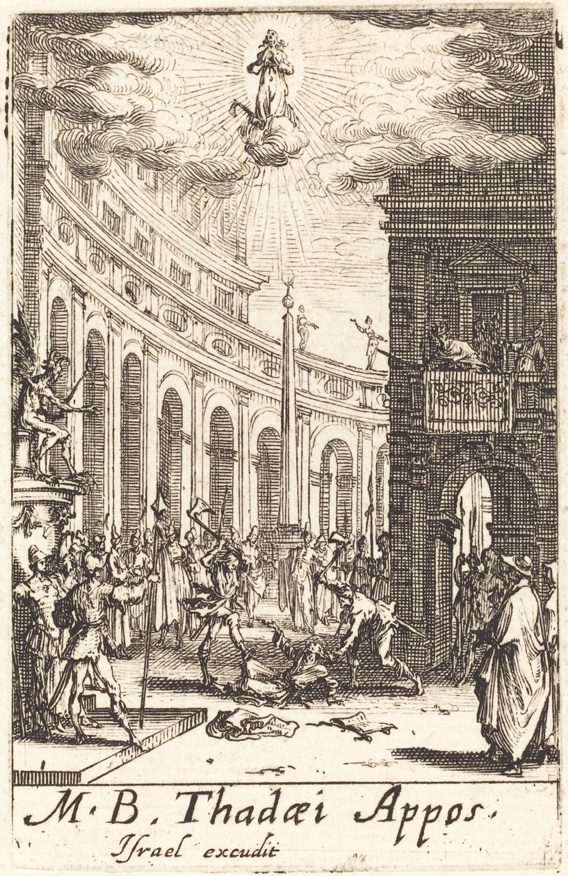 O Martírio de São Tadeu de Jacques Callot