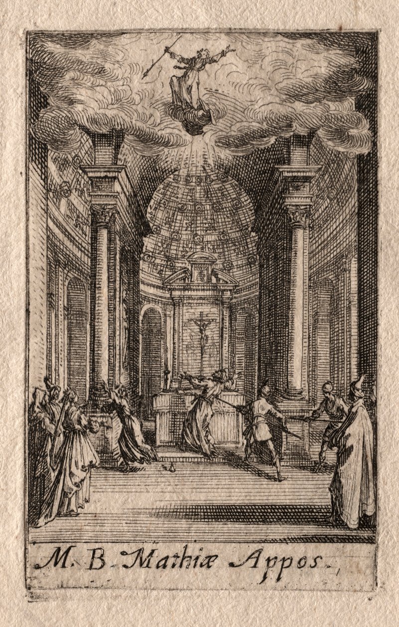O martírio dos apóstolos: São Matias. de Jacques Callot