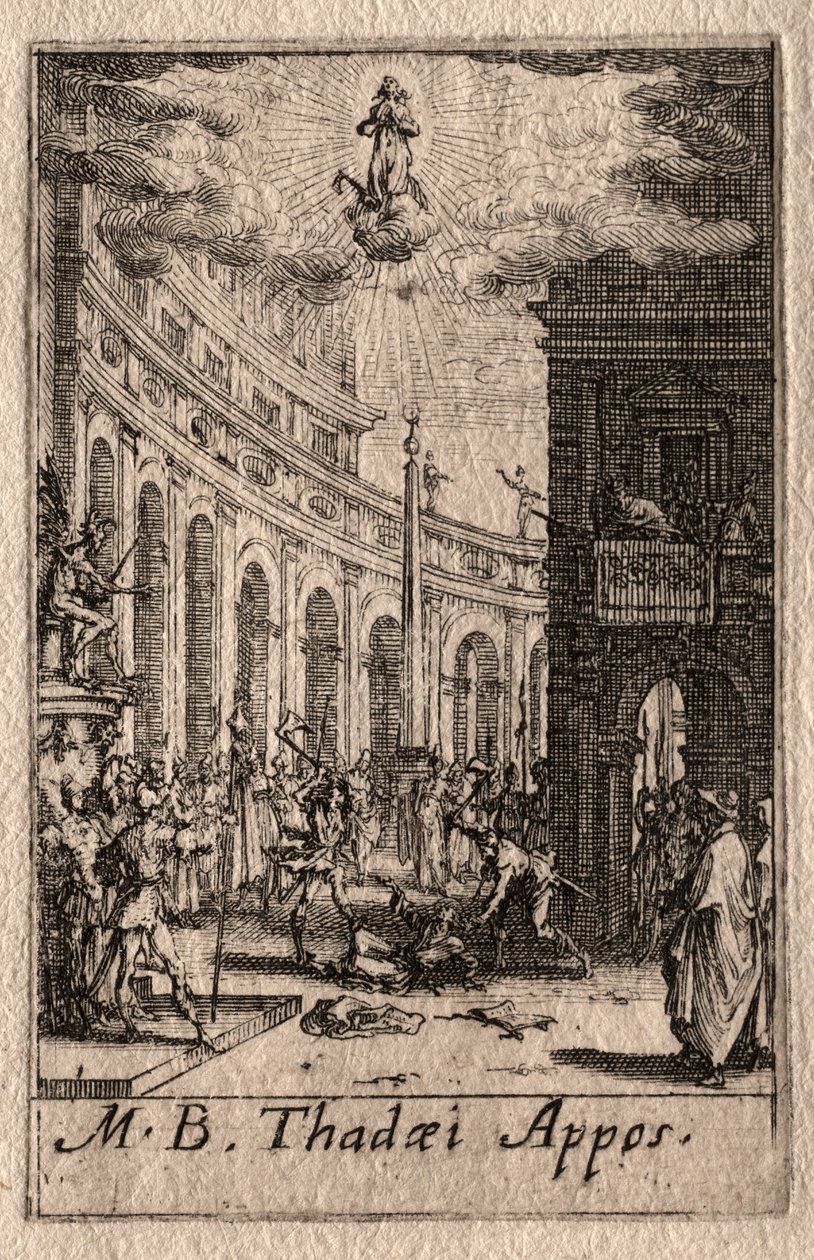 O Martírio dos Apóstolos: São Tadeu de Jacques Callot