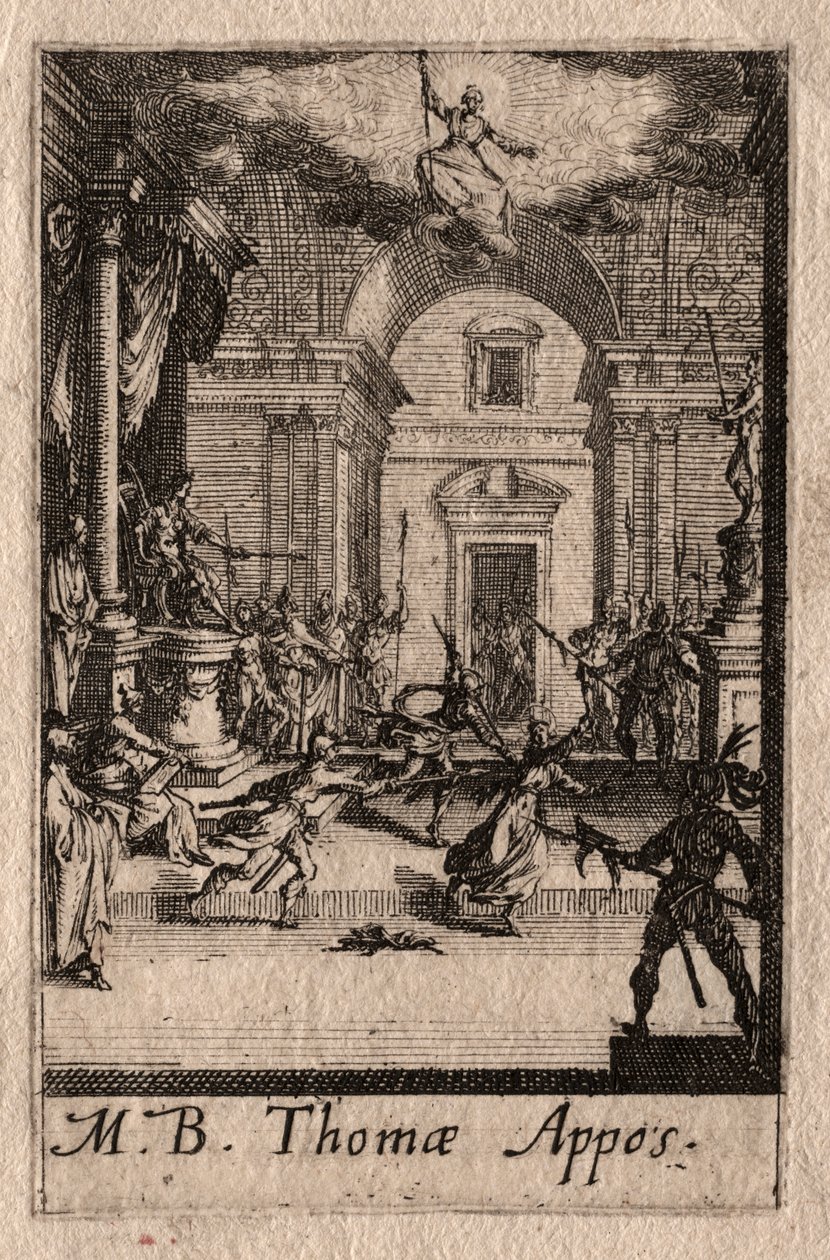 O Martírio dos Apóstolos: São Tomé de Jacques Callot