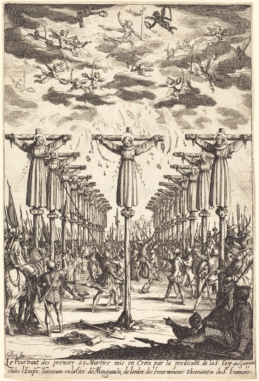 Os Mártires do Japão de Jacques Callot