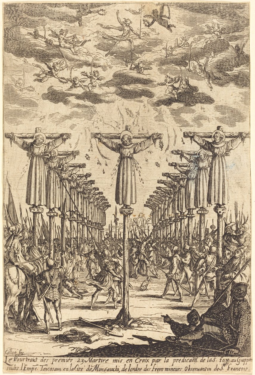 Os Mártires do Japão de Jacques Callot