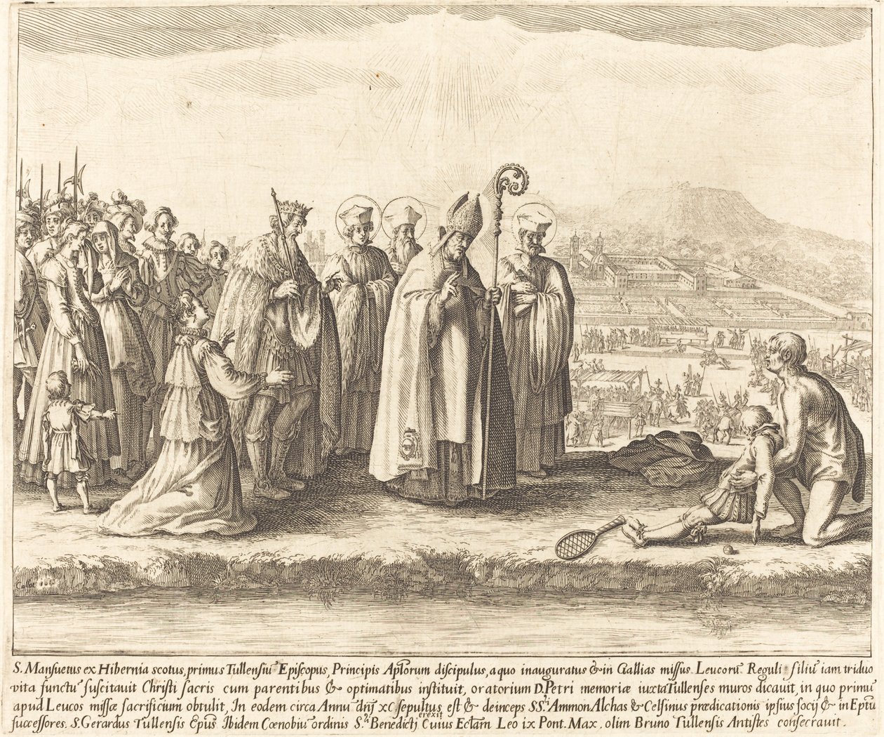 O Milagre de São Mansuy de Jacques Callot
