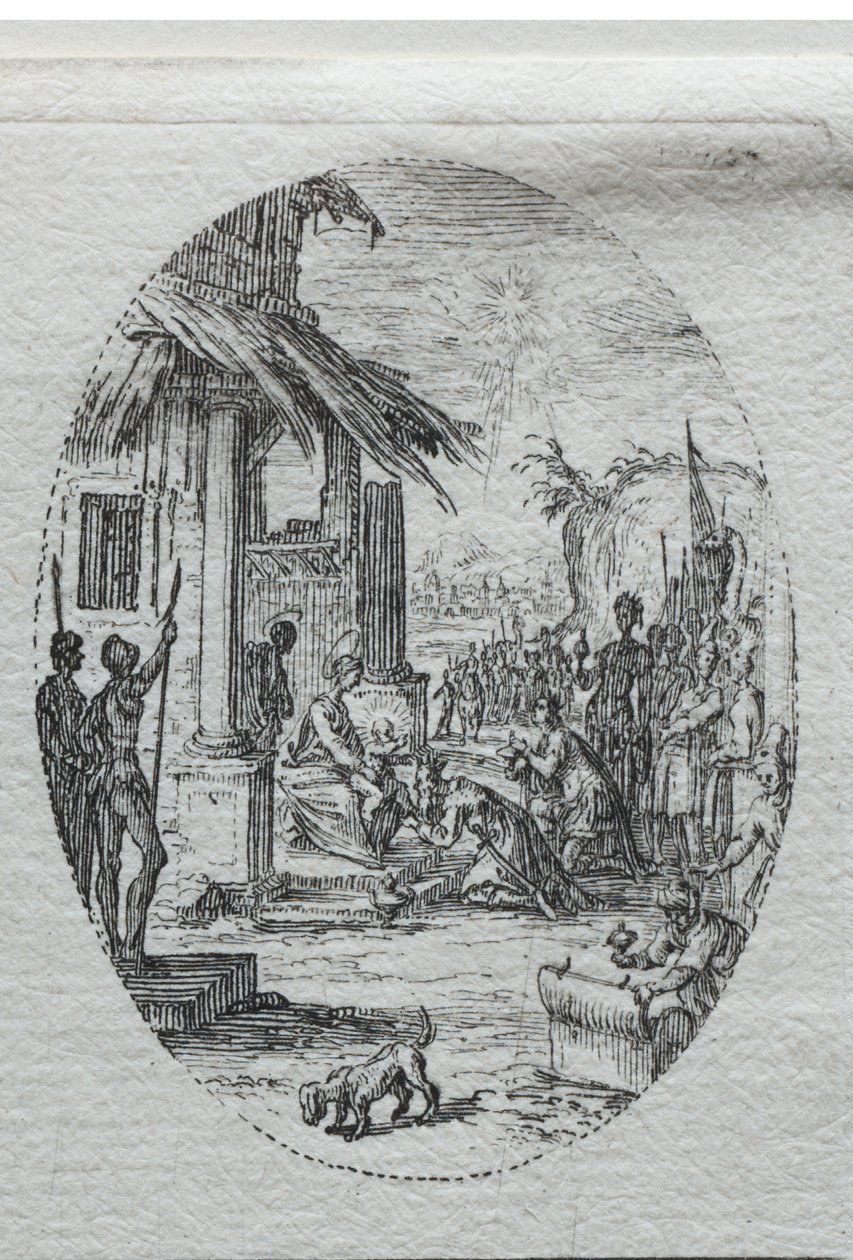Os Mistérios da Paixão: A Adoração dos Reis de Jacques Callot
