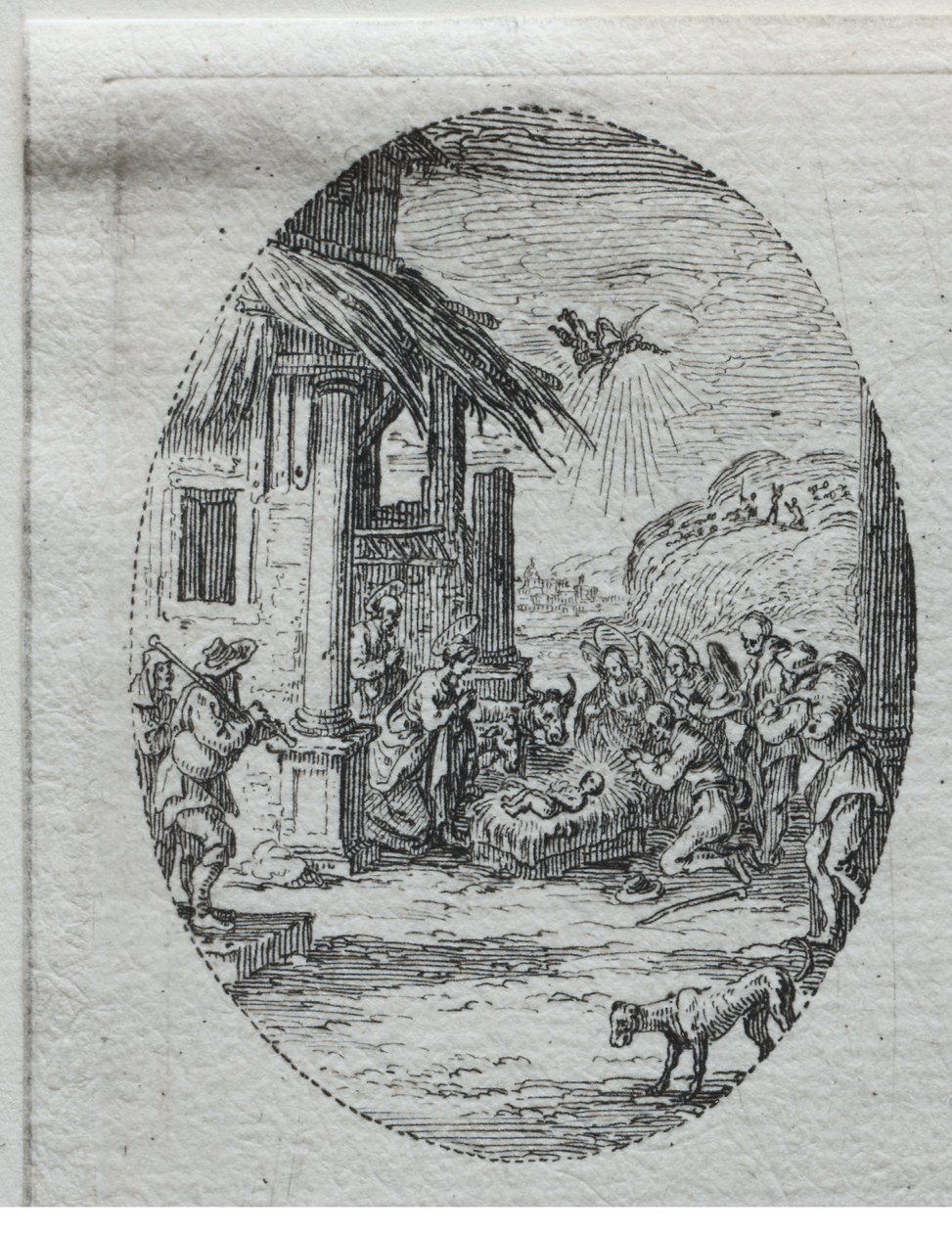 Os Mistérios da Paixão: A Adoração dos Pastores de Jacques Callot