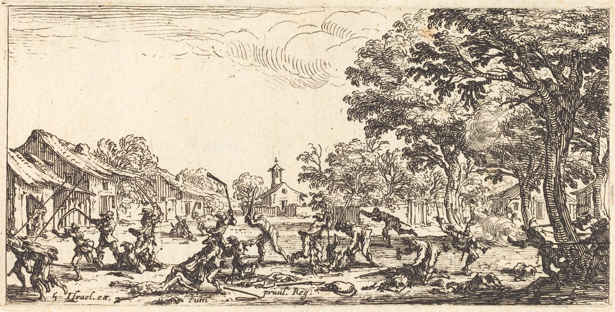 A vingança dos camponeses de Jacques Callot