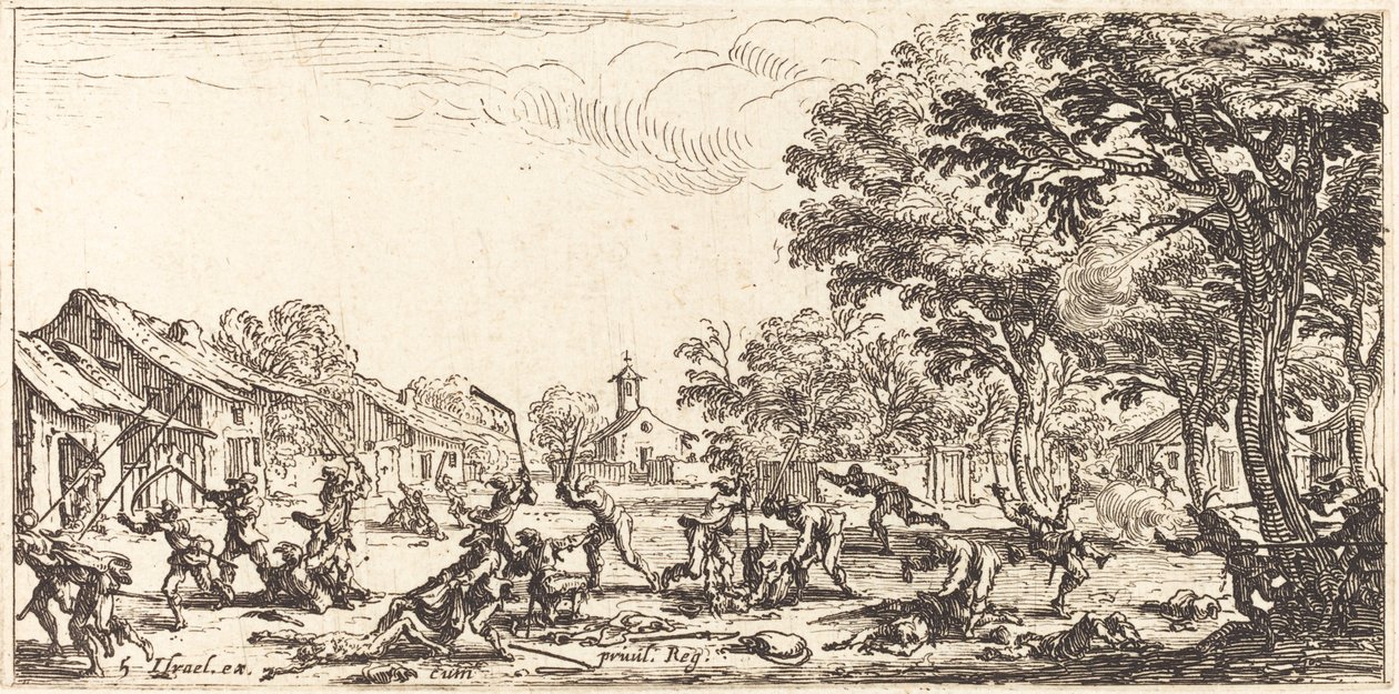 A vingança dos camponeses de Jacques Callot