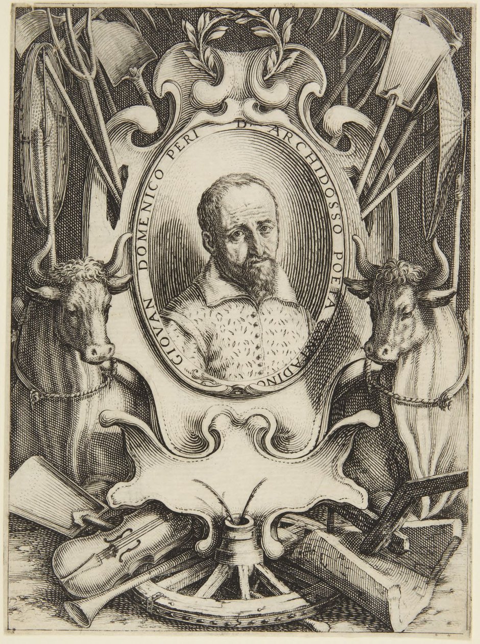 O retrato de Giovanni Domenico Peri de Jacques Callot