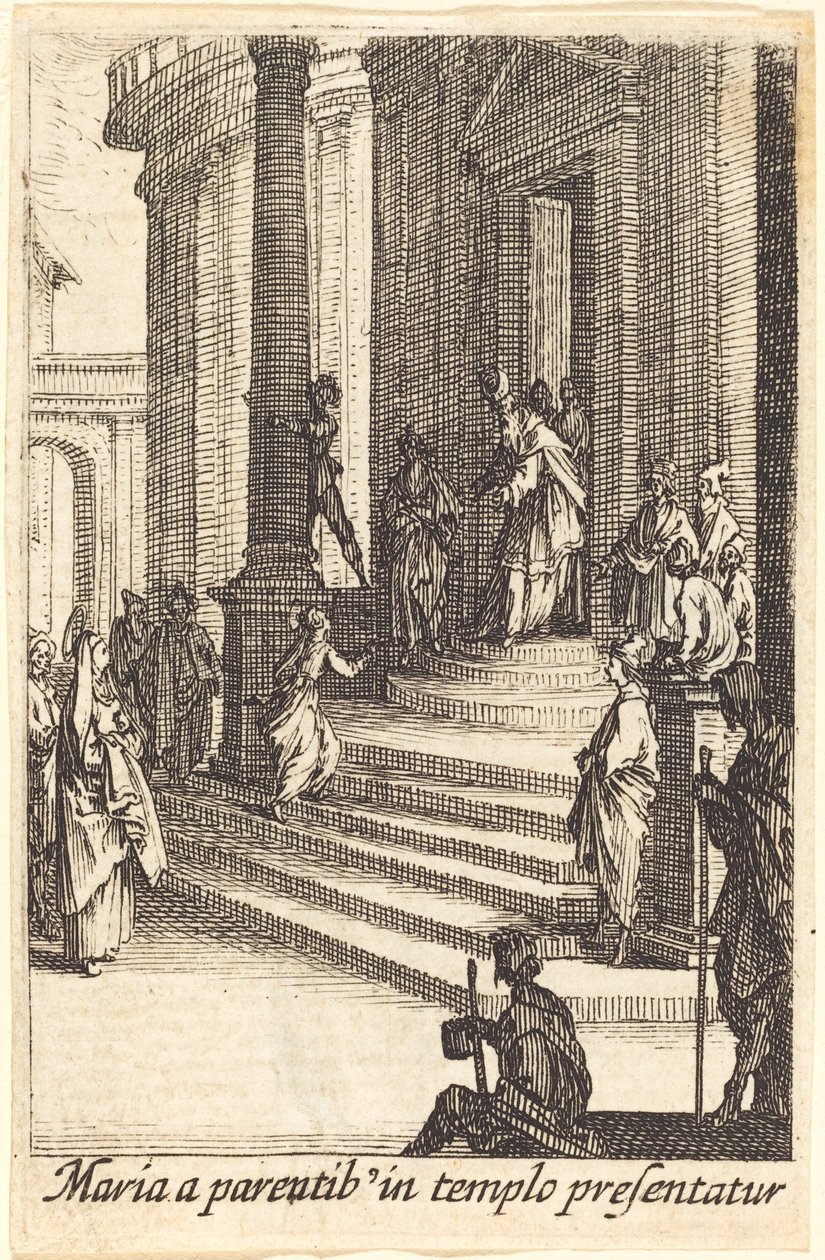 A Apresentação da Virgem de Jacques Callot