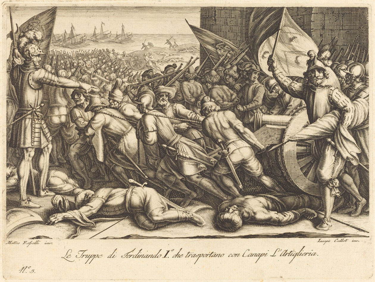 O Reembarque das Tropas de Jacques Callot
