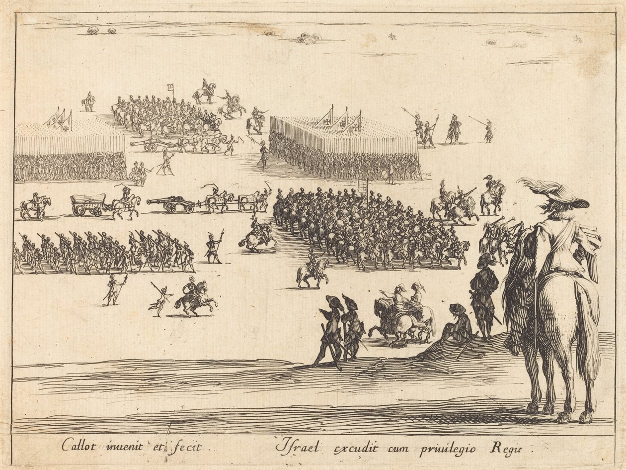 The Review, c. 16271628. de Jacques Callot