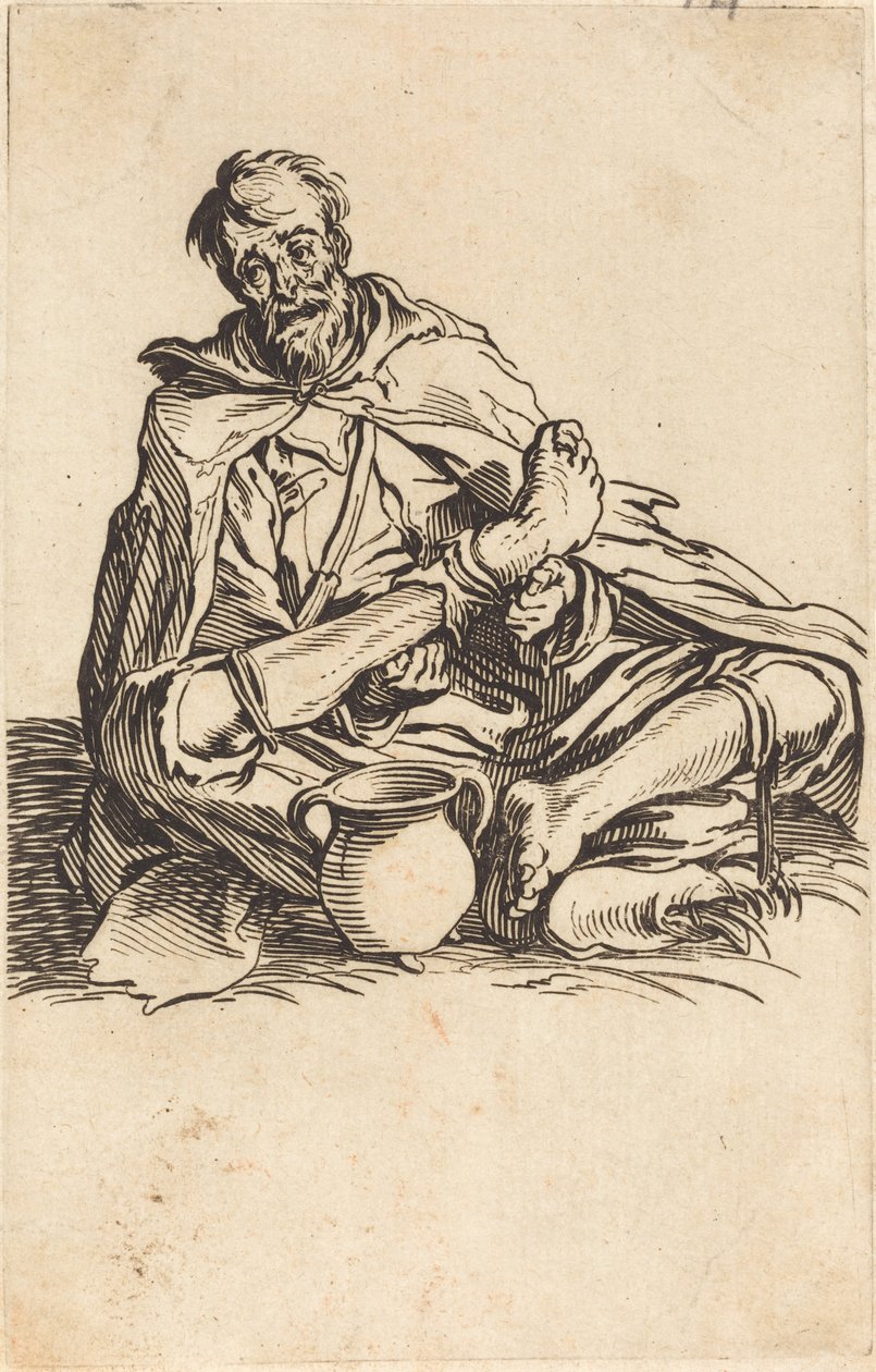 O homem doente de Jacques Callot