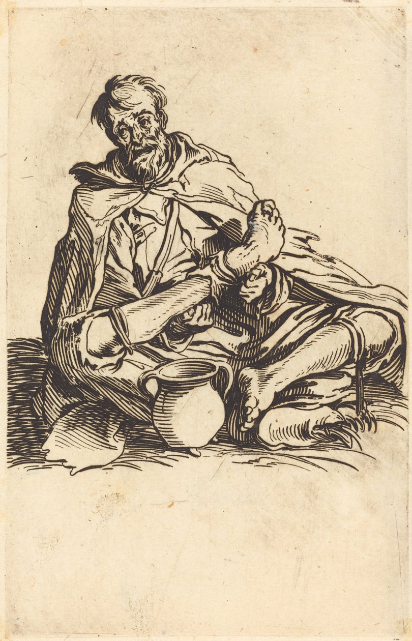 O homem doente de Jacques Callot