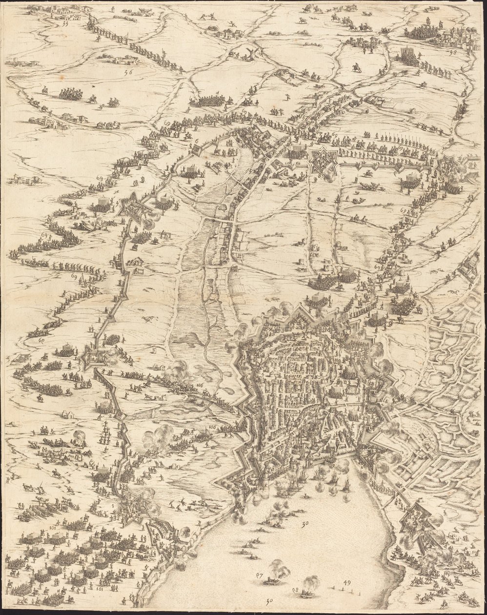 paisagem de Jacques Callot