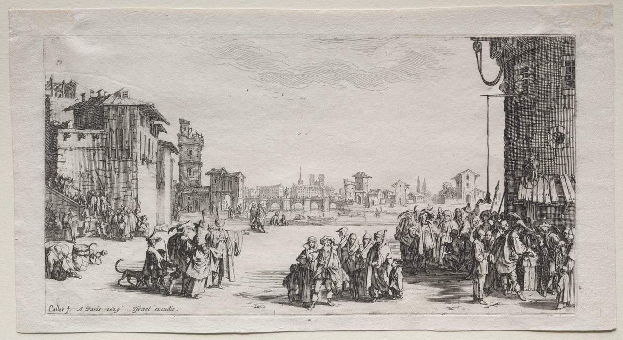 O mercado de escravos de Jacques Callot