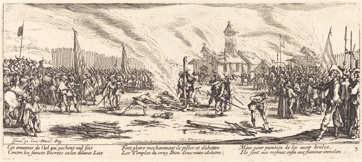 The Stake, c. 1633. de Jacques Callot