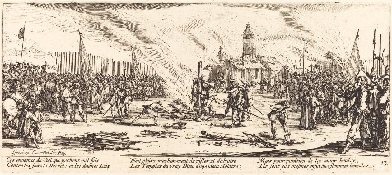 The Stake, c. 1633. de Jacques Callot