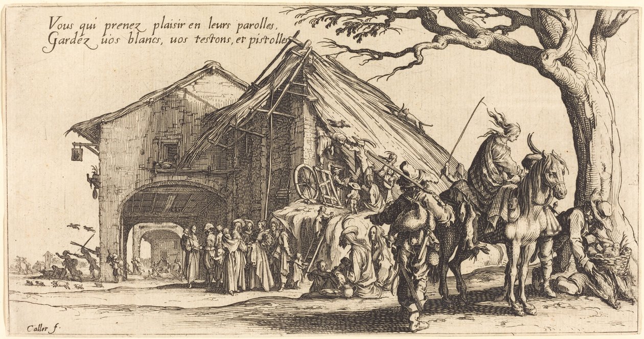 O lugar de parada de Jacques Callot