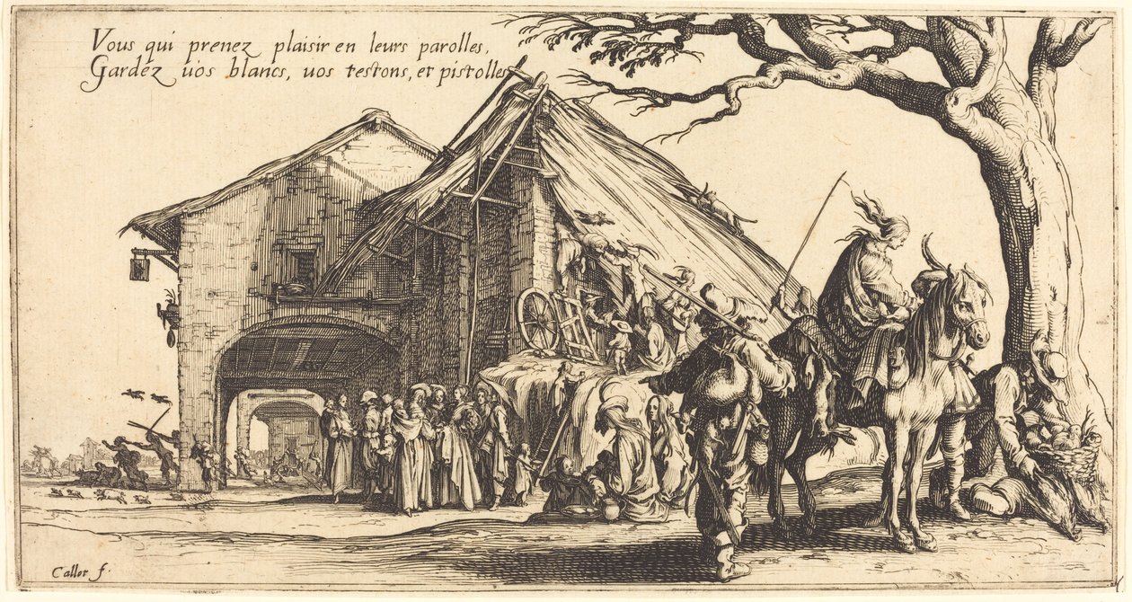 O lugar de parada de Jacques Callot
