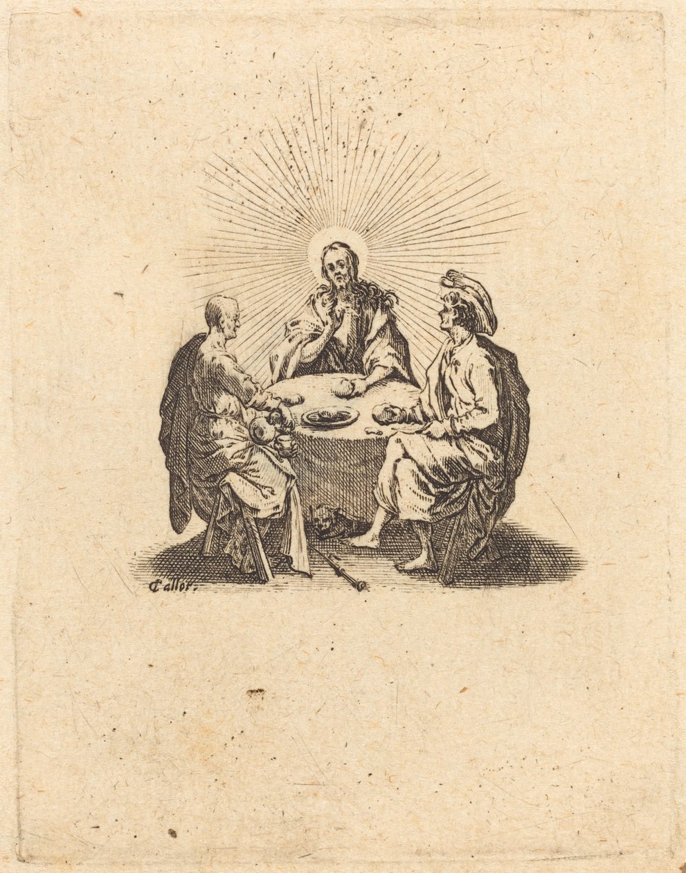 A Ceia em Emaús de Jacques Callot